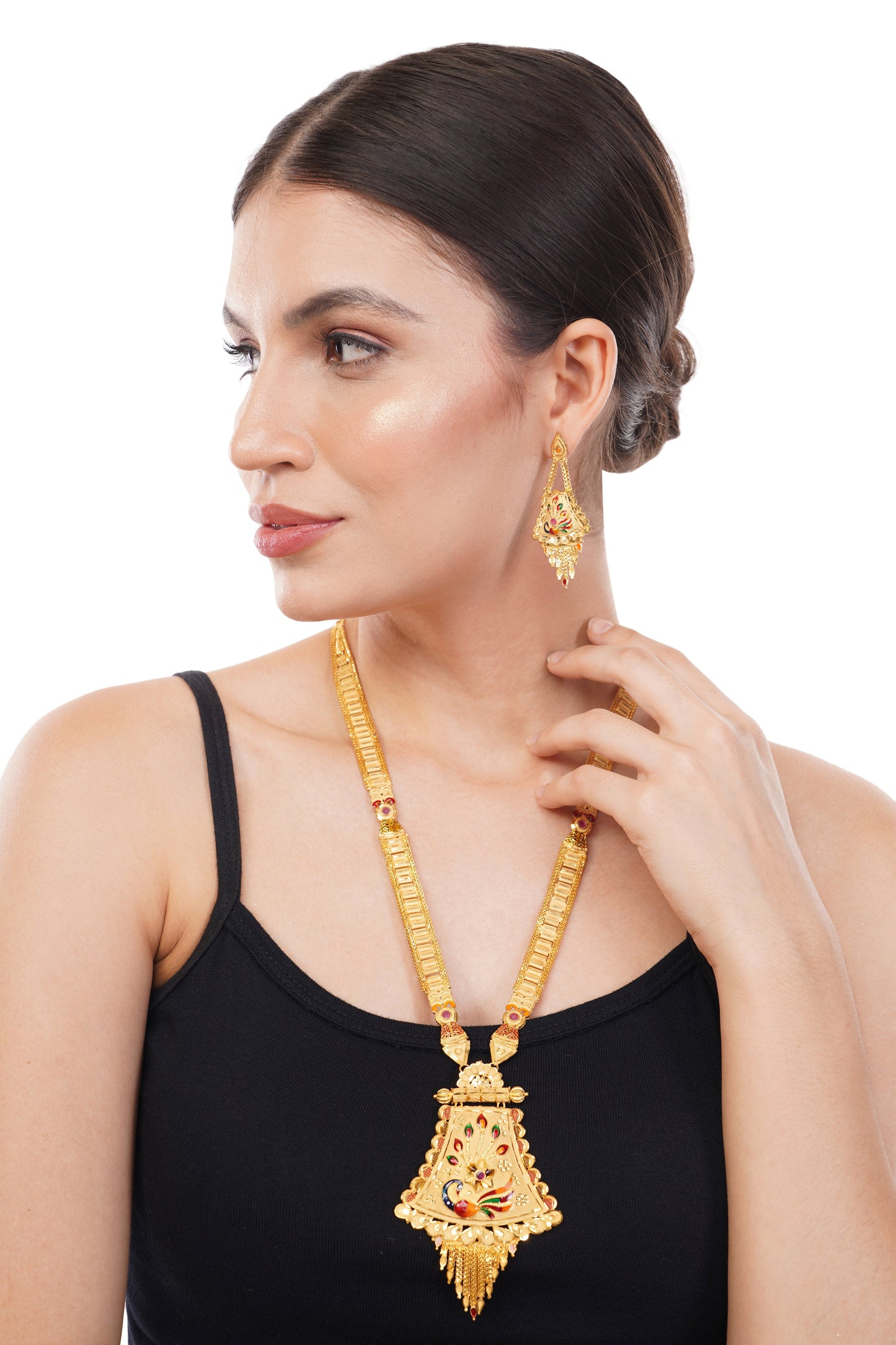 1Gm Gold Plated Jewellery Set For Women