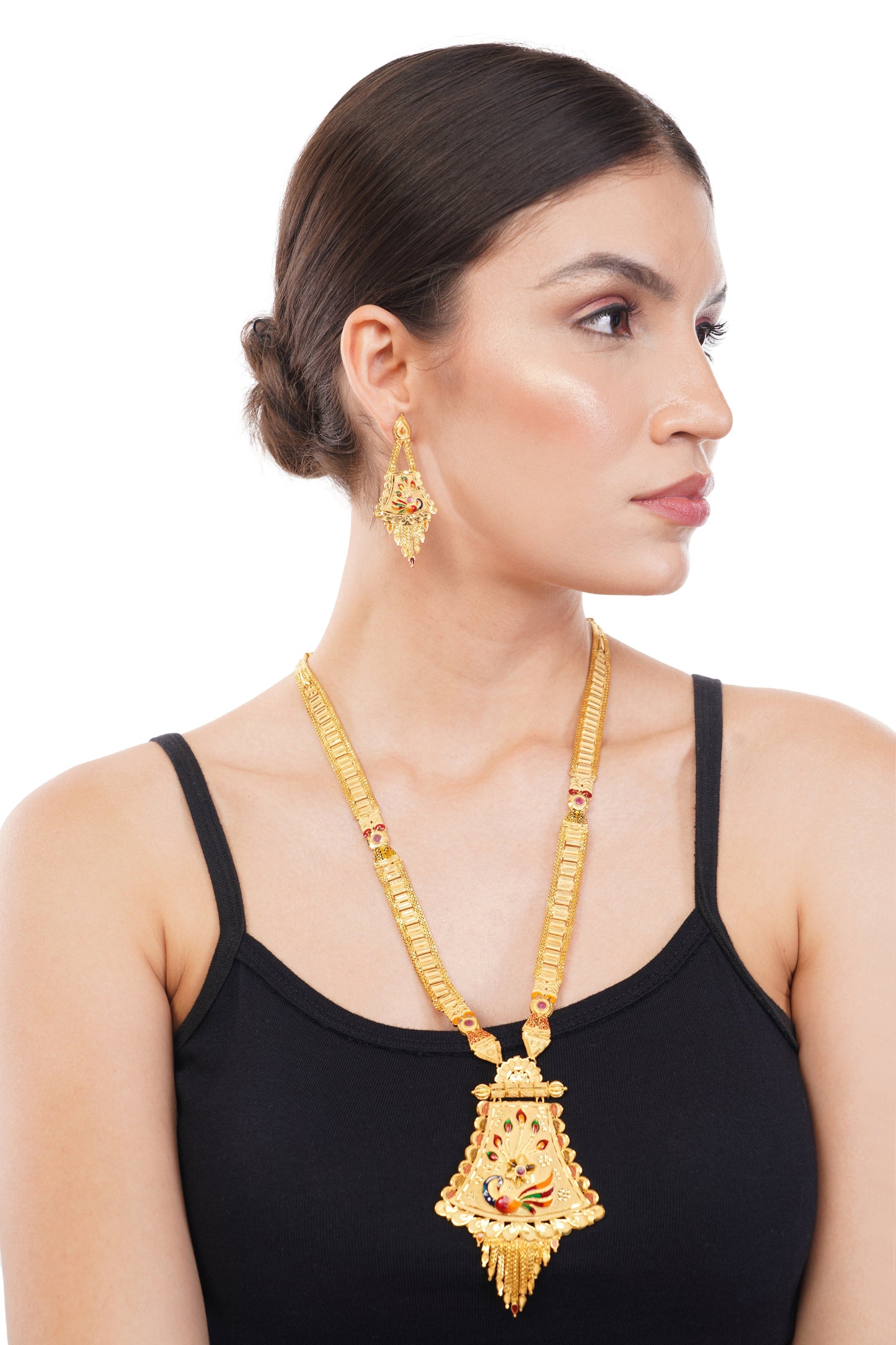 1Gm Gold Plated Jewellery Set For Women