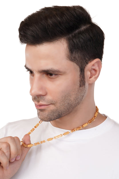 1Gm Gold Plated Chain for Men and Boys