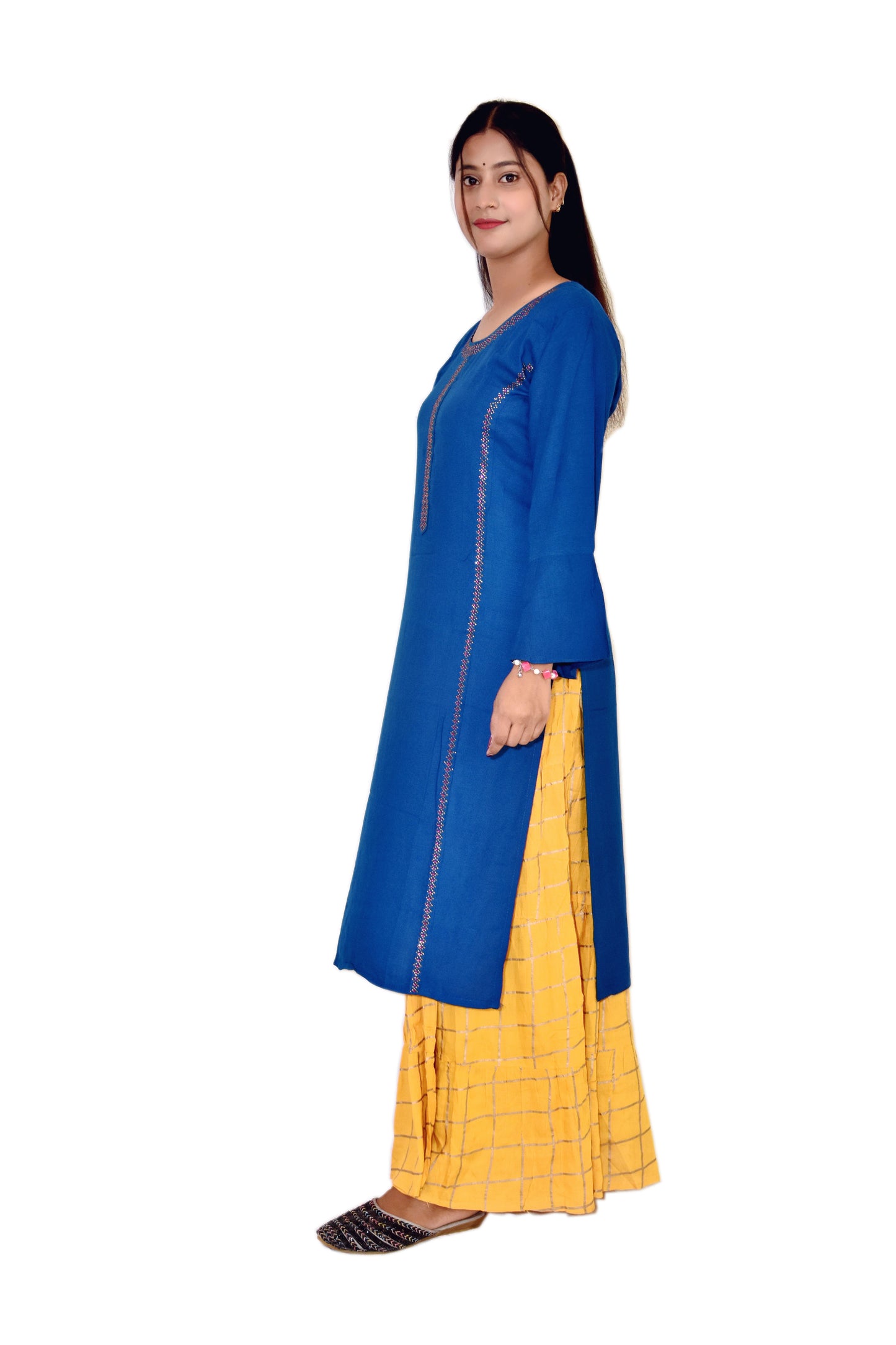 cotton kurti with plazo