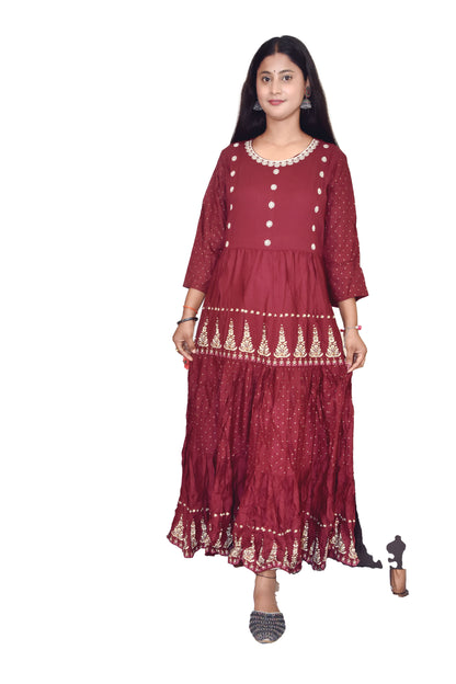 Top kurti with ghaghrta